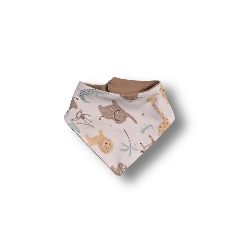 Rutka JERSEY – safari živali + bež (Velikost S)