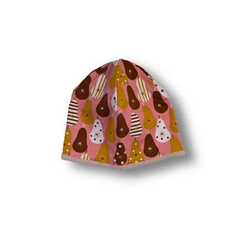 Otroška kapa – hruške + bež (velikost M)