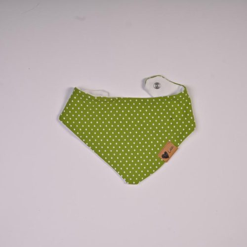 Rutka JERSEY – pikice na zelenem + bela (Velikost S)