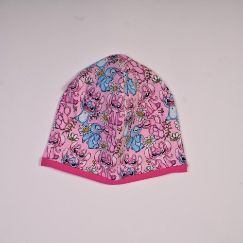 Otroška kapa – stitch + roza (velikost L)